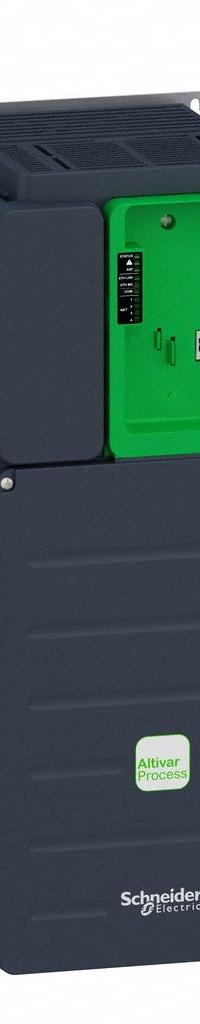SCHNEIDER Variable Frequency Drive: In Phase Three, Out Phase Three, 25 hp, No Bypass, Programmable (MPN ATV630D18N4ZU). Key specifications — Style: Compact; Color: Black/Green; Output Phase: Three.