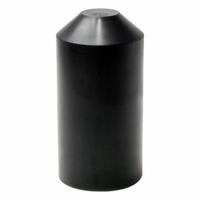 ELECTRIDUCT Heat Shrink End Caps: 25 Pk, 2.17 in I.D. Before Shrinking, 1 in I.D. After Shrinking (MPN HSEC-200-UV-BK-25PK). Key specifications — Shrink Tubing Properties: UV Light Resistant; Shrink Ratio: 3:1; Temp. Range: -55°C to 110°C; Brand: ELECTRIDUCT; _Pack Size: 25.