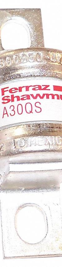 Semiconductor Fuse: A30QS Series, Fast-Acting, 75 A, 300 V AC, 300 V DC DC Volt Rating (MPN A30QS75-4L). Key specifications — Series: A30QS; Brand: MERSEN; Voltage Type: AC/DC.
