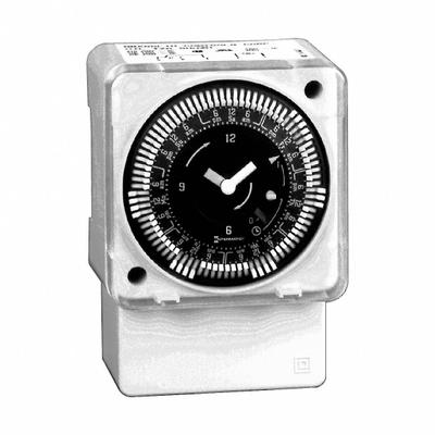 INTERMATIC Electromechanical Timer: 7 day, SPDT, 120V AC, 48 On/Off Cycles - Max - DIN Rail-Mounted Electromechanical Timer Switches