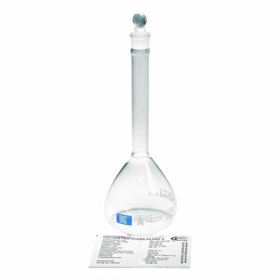 UNITED SCIENTIFIC SUPPLIES Glass Flasks: 20 mL, Colorless, Round, A - Glass Volumetric Flasks