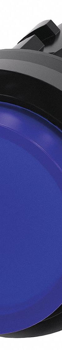 SIEMENS Extended Push Button: Blue, 22 mm Mounting Size, Non-Metallic, Momentary (MPN 3SU1001-0BB50-0AA0). Key specifications — Brand: SIEMENS; Action: Momentary; Series: 3SU; Push Button Material Type: Non-Metallic.