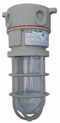 KILLARK Incandescent Light Fixture: 2,087 lm, T2B Temp Code, 150 W, 120/277V AC, Ceiling Mount (MPN NV2IG15XSG). Key specifications — Voltage: 120/277V AC; Temperature Code: T2B; Hazardous Location Rating: Class I, Div 2, Group A, B, C, D; Emergency Battery Backup: No; Brand: KILLARK.