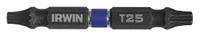 IRWIN Double Ended Driver Bit: Imperial/Metric, Power, T25 – Torx® Bit Size and Type Side 1, 2 PK (MPN IWAF32DET20T252). Key specifications — attr1132179: Hex; attr1110551: IRWIN; attr1132174: Steel.