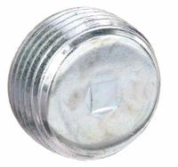 Blank Plugs - Haz Loc: Steel, Electroplated, 1 in Trade Size, NPT, Male to Male (MPN PLG-100R). Key specifications — Brand: APPLETON ELECTRIC.