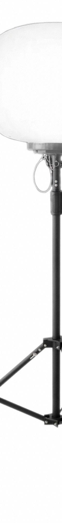 VOLTERREX Tripod Balloon Light Kit: LED, 42,000 lm Max Brightness, 9 ft Max Ht, 110 to 240V AC, IP65 (MPN VT-300W-G2). Key specifications — Operating Voltage: 110 to 240V AC; Brand: VOLTERREX; Manufacturer Part Number: VT-300W-G2.