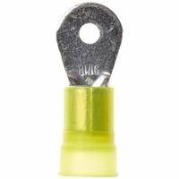 3M Ring Terminal: Yellow, Nylon Insulation, #10 Stud Size, 4 AWG to 4 AWG Wire Sizes, 1,000 V (MPN MN4-10RK). Key specifications — attr1308027: 3M.