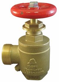 MOON AMERICAN Angle Hose Valve: Brass, 2 1/2 in Pipe Size, 2 1/2 in Female NST, 2 1/2 in Male NST (MPN 170-2521). Key specifications — Brand: MOON AMERICAN.