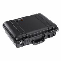 PELICAN Protective Case: Pick and Pluck, Black, Stationary, 6.55 lb Wt, Plastic, Polyurethane (MPN 1505AIR). Key specifications — Closure Type: Press and Pull Latches; Brand: PELICAN.