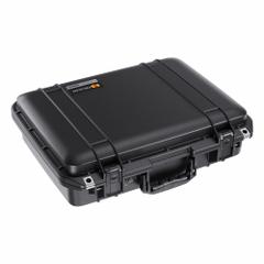 PELICAN Protective Case: Pick and Pluck, Black, Stationary, 6.55 lb Wt, Plastic, Polyurethane (MPN 1505AIR). Key specifications — Closure Type: Press and Pull Latches; Brand: PELICAN.