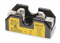 BUSSMANN Fuse Block: Open Block Design, 1 Pole, 600 V AC, Screw, Non-Indicating (MPN T60030-1SR). Key specifications — Brand: BUSSMANN.