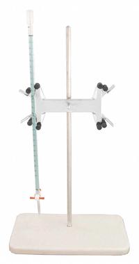 OHAUS Clamp: Clamp Buret Holder Kit, Stainless Steel, 7 in Overall Lg, 1 in Overall Ht (MPN CLS-BTSETS). Key specifications — attr1025734: OHAUS; attr1025737: Stainless Steel; attr1025736: Nickel Plated; attr1025747: Clamp Buret Holder Kit.