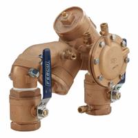 FEBCO Reduced Pressure Zone Backflow Preventer: 825YA, With Freeze Sensor, Bronze, 2 in Pipe Size (MPN 825 YA 2). Key specifications — Shut-Off Valve Type: Ball Valve; Connection Type: FNPT.