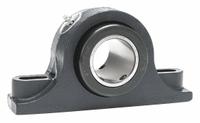 MOLINE BEARING Pillow Block Bearing: 1 1/2 in Bore, Fixed, Cast Iron, 2 1/8 in Shaft Ht, 2 Holes (MPN 19321108). Key specifications — Maximum Speed: 2,800 RPM; Mounting Bolt Size: 1/2 in; Brand: MOLINE BEARING.