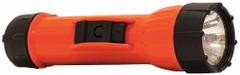 KOEHLER BRIGHTSTAR Safety-Rated Flashlight: 80 lm, 200 hr Run Time at Max Brightness, 100 m Max Beam (MPN 15460). Key specifications — Brand: KOEHLER BRIGHTSTAR; Battery Requirements - Broad: Requires 2 D.