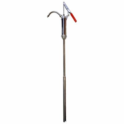 ACTION PUMP Hand Pump: Lever Action, Pump with Spout, 304 Stainless Steel Housing - Lever Handle Standard Drum Pumps