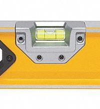 DEWALT Box Level: Level & Plumb, Box, 1, Plain, 24 in Overall Lg, Top & Side Read, Hand Grips, 0 (MPN DWHT43224). Key specifications — attr934734: DWHT43224; attr934735: DEWALT; attr939796: Acrylic; attr983962: Aluminum; attr939959: Top & Side Read; attr939953: Hand Grips.
