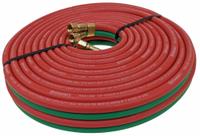Twin Line Welding Hose: 1/4 in Hose Inside Dia., Green/Red, BB x BB, 50 ft Hose Lg (MPN TWR-04-050BB). Key specifications — Hose Color: Green; Fitting Type: BB x BB; Brand: CONTINENTAL.