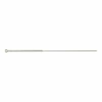 PCS Step Ejector Pin: Step Pin, Nitrided, Steel, 1 mm Nom. Dia., 150 mm Overall Lg, 4 mm Head Dia (MPN JMH2-150-1.0-50). Key specifications — attr1132749: +2.0/-0.0 mm; attr1110848: PCS; attr1132750: +0.005/-0.000 mm; attr1132753: 0.3 mm.