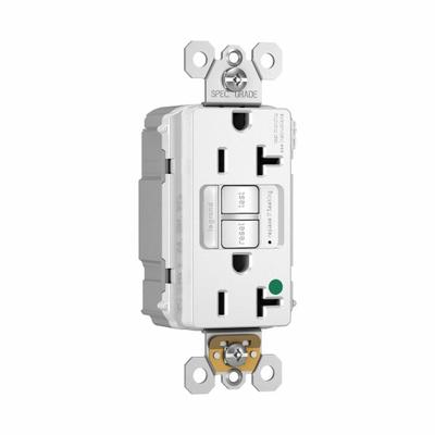 PASS & SEYMOUR Plugtail Duplex Receptacle: Hospital Grade, Duplex, 5-20R - General Purpose Receptacles