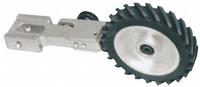 DYNABRADE Contact Arm: 1 in Belt Wd, 30 in Belt Lg, Dynabelter Series, 4 in Wheel Dia, Serrated (MPN 11684). Key specifications — attr1320326: 11475; attr1320321: Serrated; attr1320325: 11684; attr1320329: DYNABRADE.
