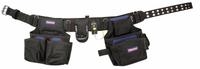 WESTWARD Tool Belt: 37 in to 54 in Waist Size, Pockets 18, Padded (MPN 5MZP5). Key specifications — Brand: WESTWARD; Padded: Padded; Belt Color: Black; Primary Application: Carpentry.