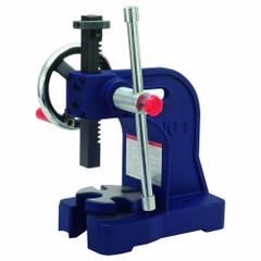 PALMGREN Arbor Press: 1 ton Force in Tons, 8 in Swing (In.), 4-1/2 x 6 in, 1/2 to 1-1/4 in (MPN 9661101)