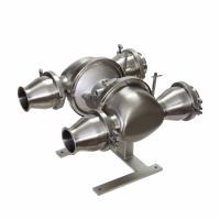 GRACO Double Diaphragm Pump: Stainless Steel, 4 in, Tri-Clamp, 90 gpm, 277 ft Max. Head, SS Valve (MPN SP4F.0048). Key specifications — Brand: GRACO; Check Valve Material: SS; Seat Material: SS; Diaphragm Material: PTFE w/ EPDM Backing.