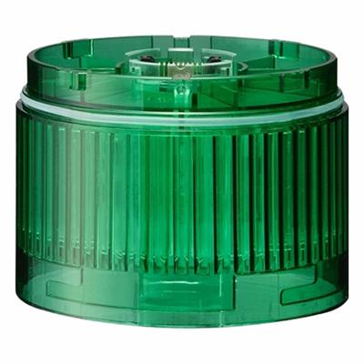 PATLITE Tower Light Module: Steady, 24V DC, Green, 70 mm Overall Dia, 40 mm Overall Ht - Steady Light Modules