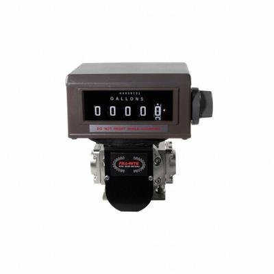 FILL-RITE Positive Displacement Flowmeter: Rotary Positive Displacement Meter, Inline - Custody Transfer Rated Oval Gear Flowmeters