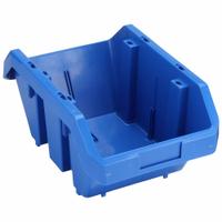 QUANTUM STORAGE SYSTEMS Cross-Stacking Bin: 9 1/4 in x 14 in x 6 1/2 in, Blue, Label Holder Included (MPN QP1496BL). Key specifications — Electrostatic Discharge: Not Electrostatic Discharge Conductive; Brand: QUANTUM STORAGE SYSTEMS; % Recycled Content: 0%.