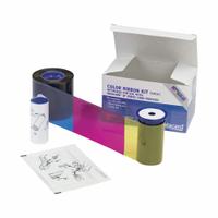 ID Card Printer Ribbon: Full Color, 250 Prints per Roll, 3 in Overall Ht, 5 in Overall Wd (MPN 534700-001-R010). Key specifications — Compatible Product Type: Datacard; Color Capability: Full Color; Product Type: ID Card Printer Ribbon.