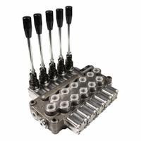 HYDRO CUSTOM Hydraulic Directional Control Valve: Four-Way / Three Positions, Tandem Center (MPN 228903). Key specifications — attr1017968: HYDRO CUSTOM; attr1017969: Tandem Center; attr1018005: Spring Center.