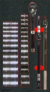 PROTO Socket Sets: 1/2 in Drive, 30 Piece, 12-Point, SAE, 3/8 to 1 1/4 in (MPN J54126XLKV). Key specifications — attr1224269: 1/2 in; attr1204638: Drive Tools Included; attr1204650: 3/8 to 1-1/4 in; attr1204673: Socket Bits Included; attr1204688: PROTO; attr1206170: Standard Sockets.