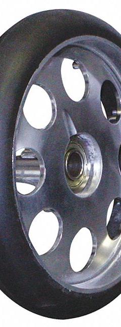 B & P MANUFACTURING Rubber Wheel, 8": For 5EPK5, For A12-B10-CA1-D12-NA (MPN 8023-044). Key specifications — For Use With Grainger Item Number: 5EPK5; For Use With Mfr. Model Number: A12-B10-CA1-D12-NA; Fits Brand: B & P Manufacturing; Product Type: Rubber Wheel, 8"; Brand: B & P MANUFACTURING.