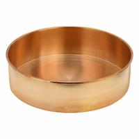ADVANTECH Sieve Pan: 3 1/2 in Overall Dp, 12 in Overall Dia, Brass (MPN PB12F). Key specifications — Brand: ADVANTECH; Product Type: Sieve Pan; Material: Brass.