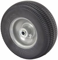 MARASTAR Flat-Free Wheel: 8 5/8 in Wheel Dia., 3 in Wheel Wd, Polyurethane, 275 lb Load Capacity (MPN 00026). Key specifications — Brand: MARASTAR; Tire Sidewall Number: 2.80/2.50-4.