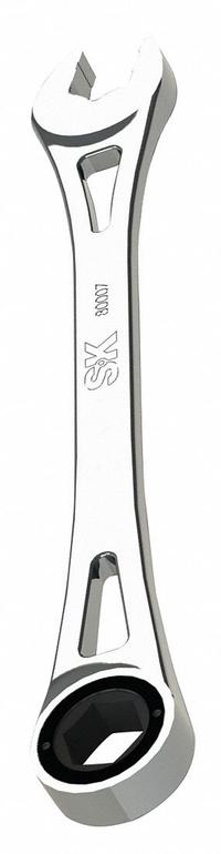 SK PROFESSIONAL TOOLS Combination Wrench: Alloy Steel, Chrome, 14 mm Head Size, 8 3/8 in Overall Lg (MPN 80007). Key specifications — attr309600: 14 mm; attr309611: Chrome; attr309610: Alloy Steel; attr309604: No; attr309612: No; attr309613: No; attr309615: No; attr324932: SK PROFESSIONAL TOOLS.