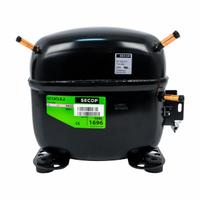 SECOP Compressor: Reciprocating, 2,466 BtuH Cooling, 1/2 hp, 1/4 in Discharge Line Connection Size (MPN SC12CLX.2-1). Key specifications