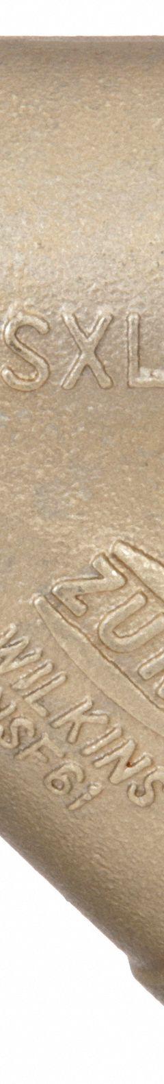 WILKINS Y Strainer: 1 1/2 in, NPT, Mesh, 0.0313 in Screen Size, Cast Bronze, Buna-N, 5 in Ht (MPN 112-SXL). Key specifications — Brand: WILKINS; Seal Material: Buna-N; Manufacturer Part Number: 112-SXL; Screen Material: 304 Stainless Steel.
