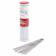 LINCOLN ELECTRIC Stick Electrodes: Carbon Steel, E7018-1 H4R, 5/32 in x 14 in, 10 lb (MPN ED033839). Key specifications — Brand: LINCOLN ELECTRIC; Tensile Strength (As Welded): 79 to 91 ksi; Yield Strength (As Welded): 64 to 77 ksi.