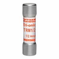 MERSEN Fuse: TRM Series, Midget, Time-Delay, 500 mA, 250 V AC, 13/32 in x 1 1/2 in, Non-Indicating (MPN TRM1/2). Key specifications — Series: TRM; Brand: MERSEN.