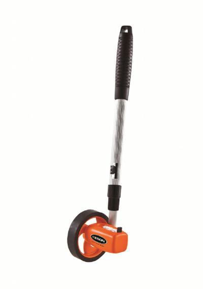KESON Measuring Wheel: 9,999 ft Range, Adj Handle Handle, Spoked Single Wheel - Mechanical Indoor Measuring Wheels