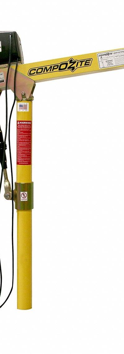 OZ LIFTING PRODUCTS Davit Crane: Composite - Lightweight Composite Davit Cranes