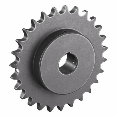 TRITAN Roller Chain Sprocket: 60, For 3/4 in Chain Pitch, 1 1/4 in Bore Dia, 27 Teeth - Size 60 Fixed-Bore Roller Chain Sprockets
