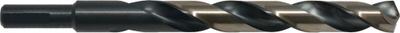 CLE-LINE Reduced Shank Drill Bit: 13/32", 135° Split Point, Black & Gold HSS - Reduced-Shank High-Speed Steel Jobber-Length Drill Bits