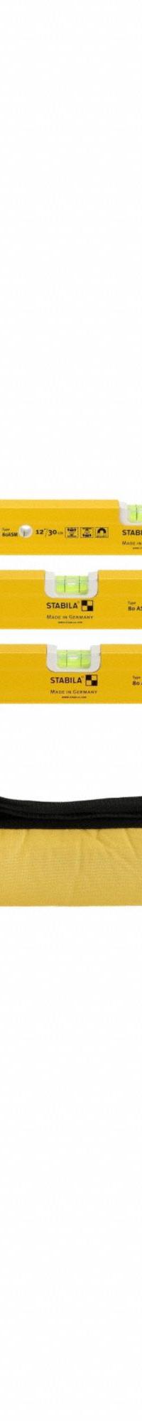 STABILA Magnetic Torpedo Pro-Set,1ft,2ft,4ft.: Level & Plumb, Torpedo, 0, Top & Side Read, Aluminum (MPN 29940). Key specifications — attr934734: 29940; attr934735: STABILA; attr939796: Acrylic; attr939781: Rare Earth; attr983962: Aluminum; attr939959: Top & Side Read.
