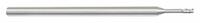 APPROVED VENDOR Corner Chamfer End Mill: Carbide, 3 Flute, 1/32" Mill Dia, 1/16" LOC, 0.003" Chf (MPN 251-003020)