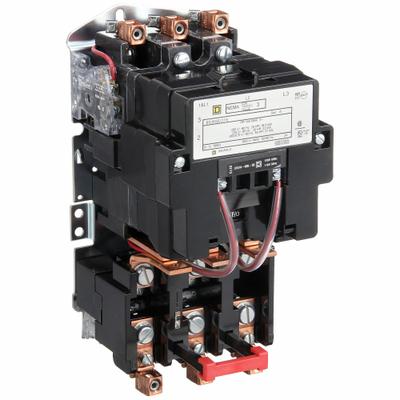 SQUARE D Magnetic Motor Starter: Non-Reversing, 3 Poles, NEMA Size 3, 90 A - Non-Reversing Starters with Thermal Overloads