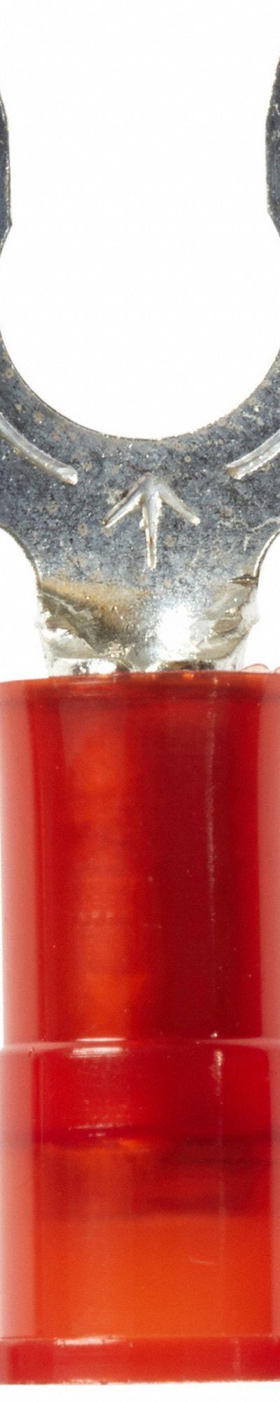 3M Fork Terminals: Red - Insulated Fork Terminals